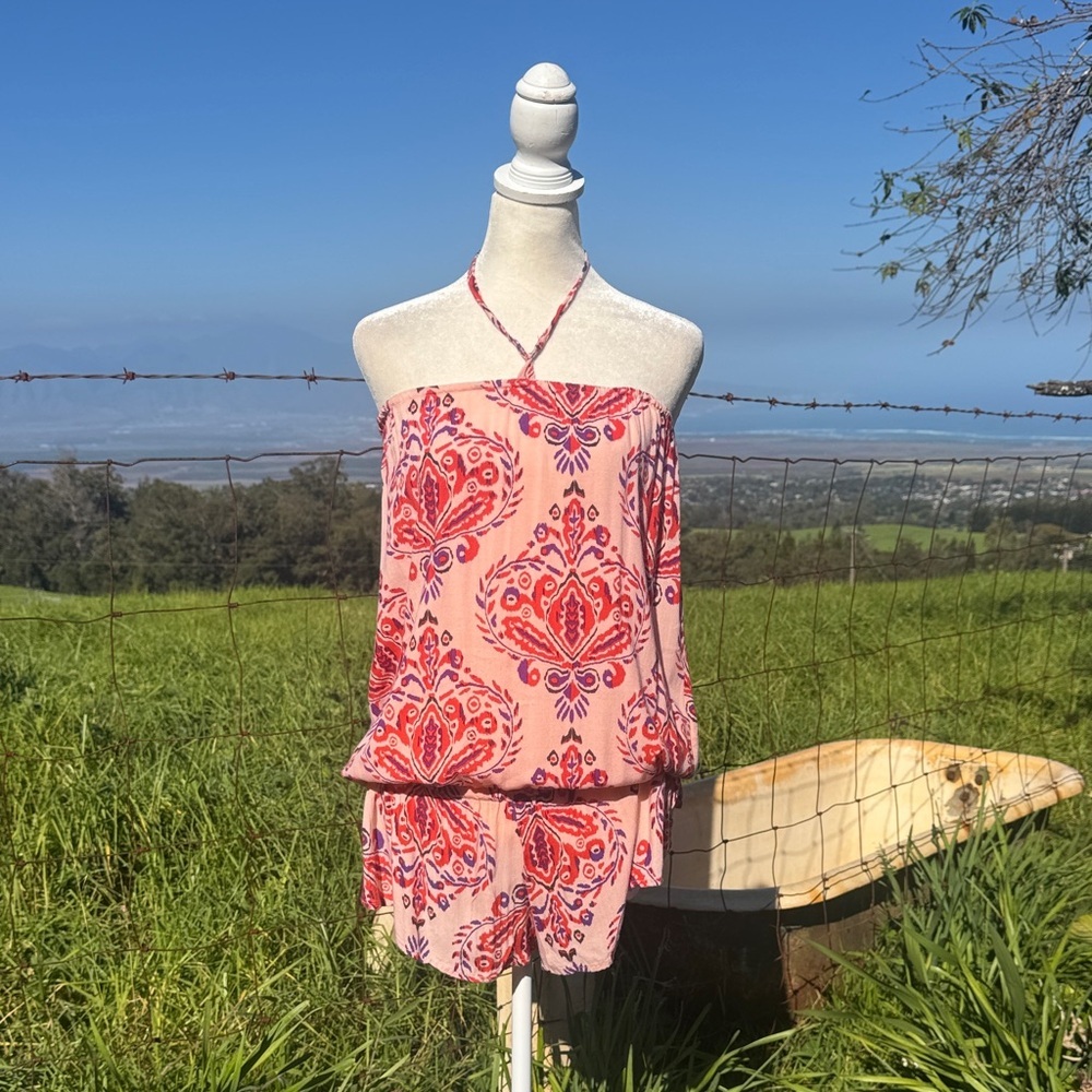 tiare hawaii Romper Sleeveless Beach Resortwear Cover up boho
